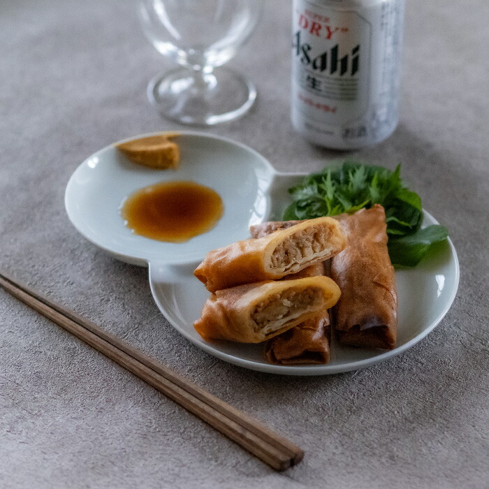 【発売記念10％OFF】【プロキッチンオリジナル】餃子皿　白磁　/　PROKITCHEN