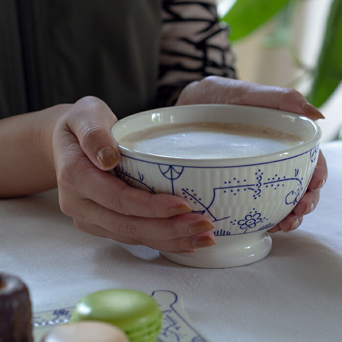 ロイヤルボッホ　コペンハーゲン　カフェオレボウル　13cm　/　ROYAL　BOCH　Copenhague