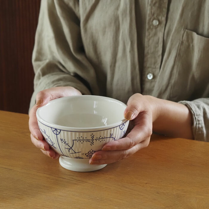 ロイヤルボッホ　コペンハーゲン　カフェオレボウル　13cm　/　ROYAL　BOCH　Copenhague