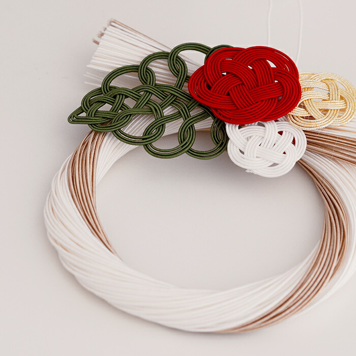 水引 正月飾り うめ 三色  / KYOTO TSUNAGU WORKS