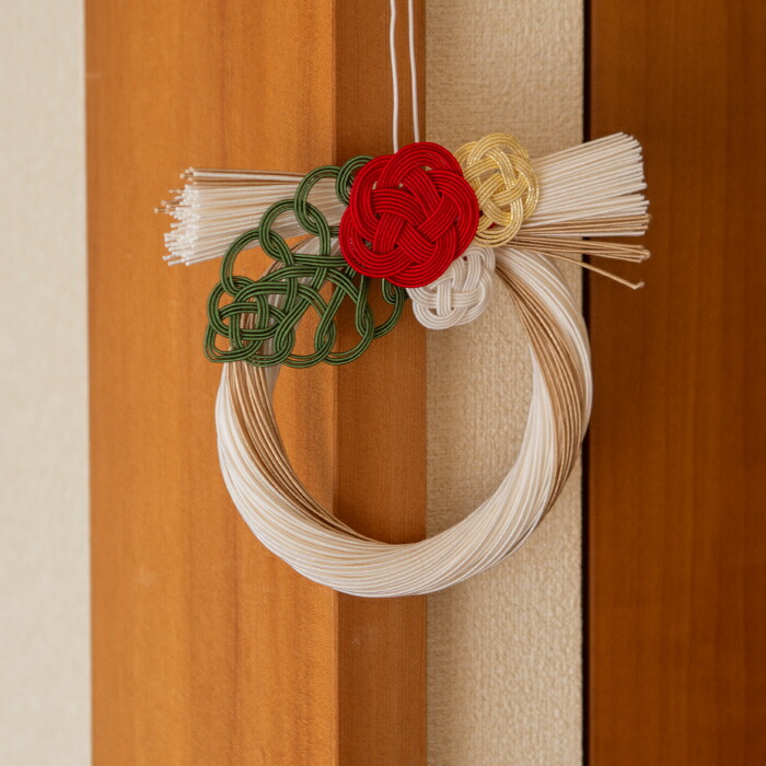 水引 正月飾り うめ 三色  / KYOTO TSUNAGU WORKS