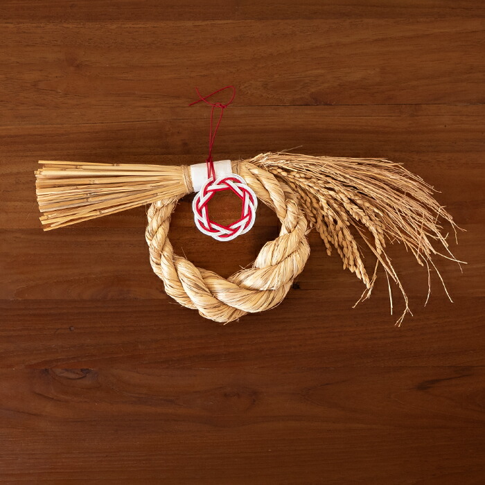 お正月飾り　稲穂　リース 　/　KYOTO TSUNAGU WORKS