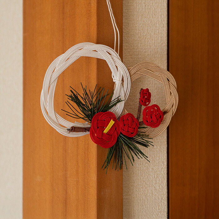 水引　正月飾り　うめ　満開 　/　KYOTO TSUNAGU WORKS