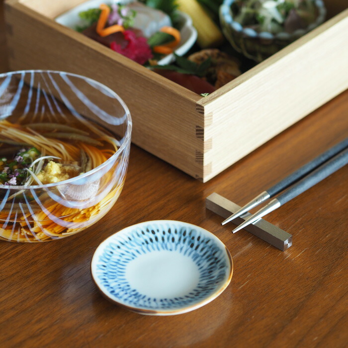 副千製陶所 みじん唐草 丸豆皿