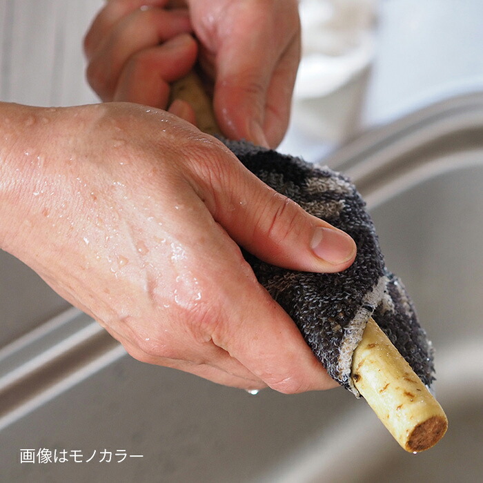 スコイ　スクラブ　2枚セット　天然コットンたわし　ミックスカラー　/　Skoy