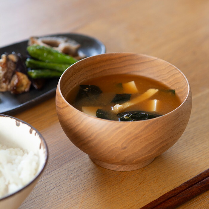 ソノベ　めいぼく椀　くるみ　中　/　SONOBE