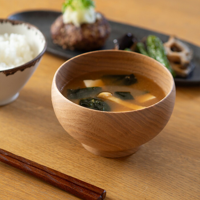 ソノベ　めいぼく椀　くるみ　中　/　SONOBE