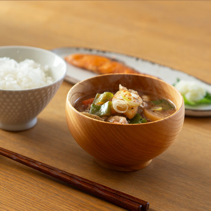 ソノベ　めいぼく椀　けやき　大　/　SONOBE