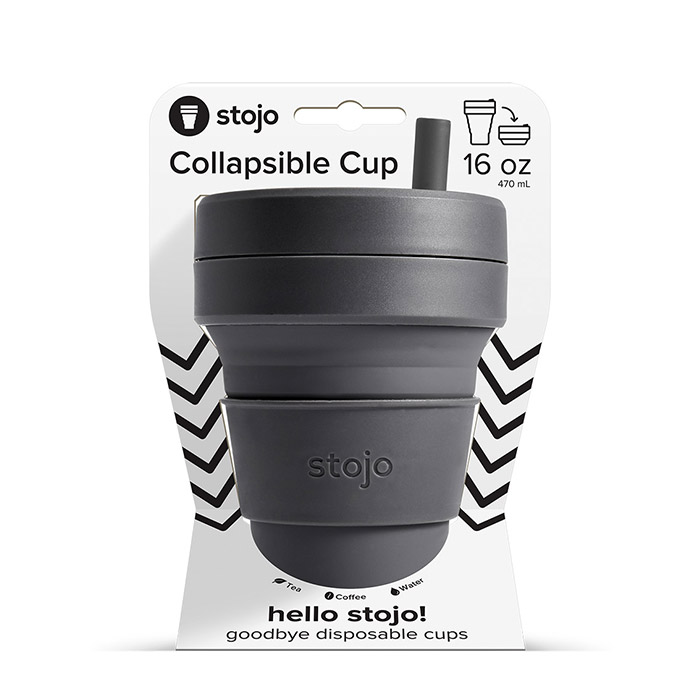 ストージョ　ビギー　470ml　カーボン　/　stojo