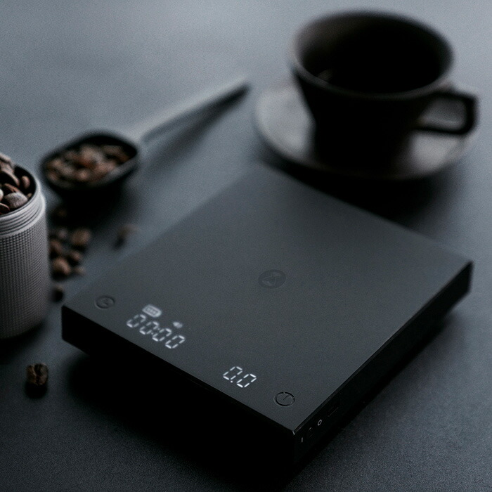 【取扱終了0918】タイムモア　コーヒースケール　ブラック　BLACK　MIRROR　 basic+　/　TIMEMORE