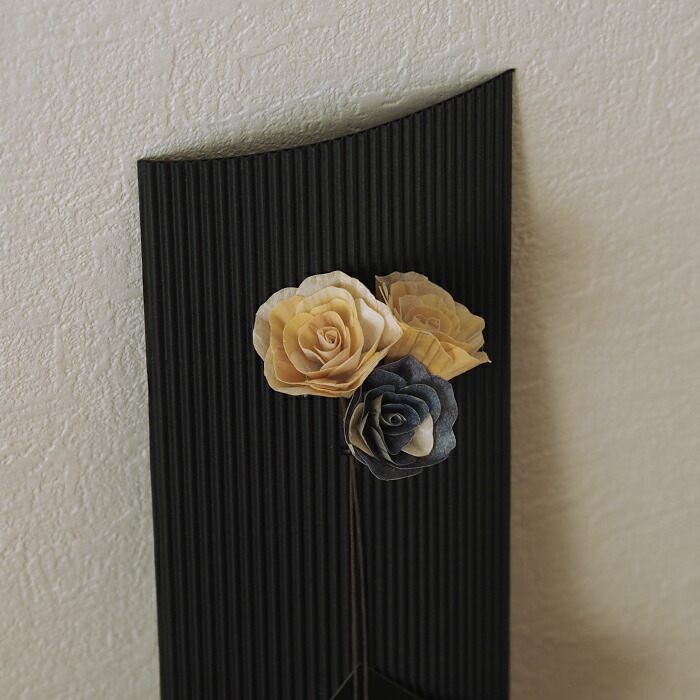 【母の日プライス10%OFF】木のお花　かなばフラワー　ミニバラ　季節の小花三輪　/　土佐草木花
