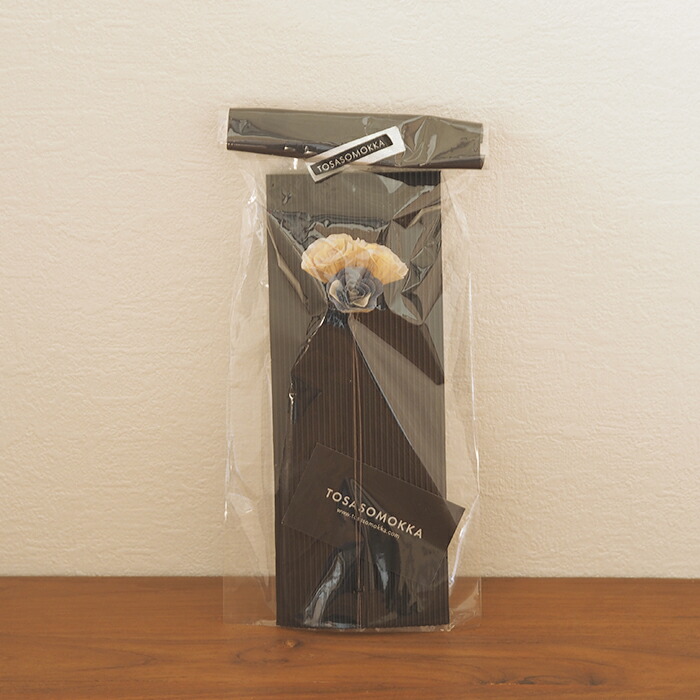 【母の日プライス10%OFF】木のお花　かなばフラワー　ミニバラ　季節の小花三輪　/　土佐草木花