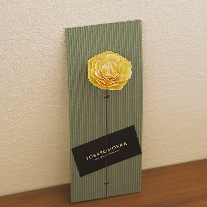 【母の日プライス10%OFF】木のお花　かなばフラワー　バラ　季節の花大一輪　/　土佐草木花