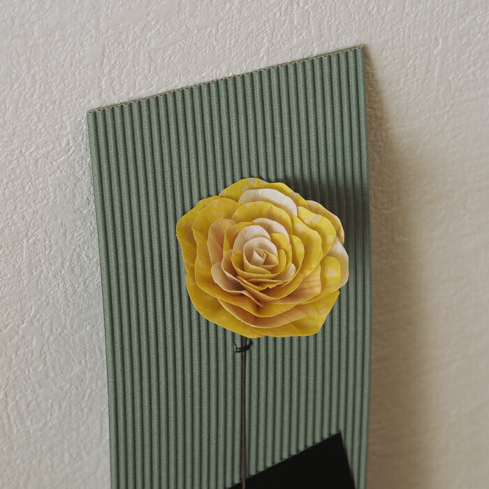 【母の日プライス10%OFF】木のお花　かなばフラワー　バラ　季節の花大一輪　/　土佐草木花