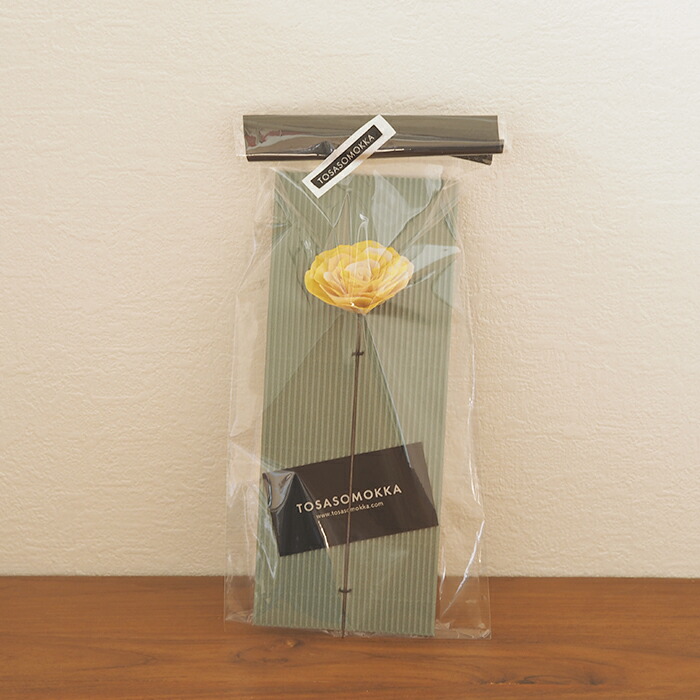 【母の日プライス10%OFF】木のお花　かなばフラワー　バラ　季節の花大一輪　/　土佐草木花
