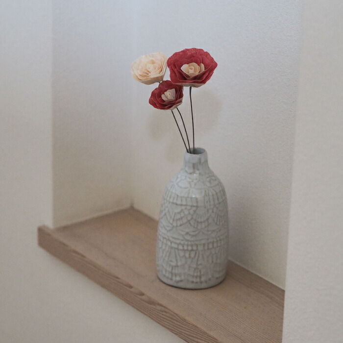 【母の日プライス10%OFF】■【セット】かなばフラワー　季節のお花とドイリーベースＳ