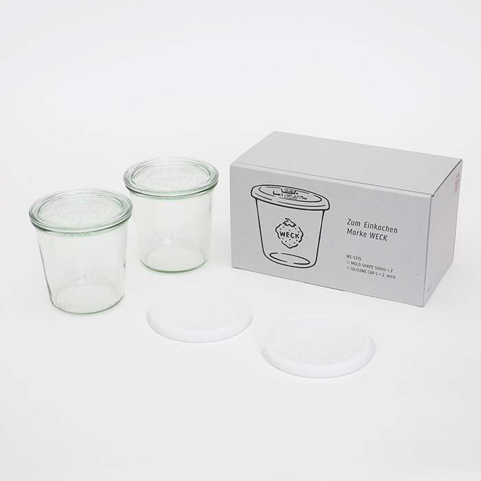 ウェック　ギフトボックス　（モールドシェイプ　500ml　2個セット）　/　WECK