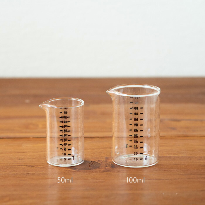 ヴァイス　ガラスメジャーカップ100ml　/　WEIS