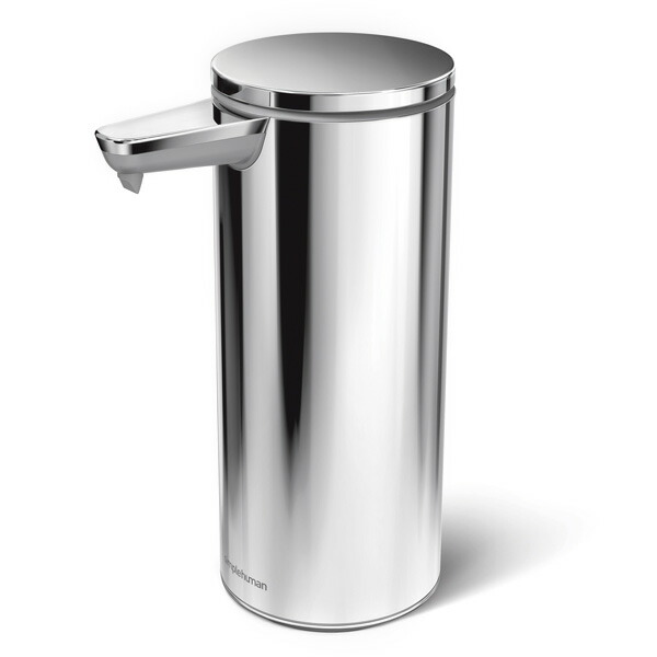 simplehuman　シンプルヒューマン　充電式　センサーポンプ　266ml　ステンレス　ツヤあり　/　simplehuman　※