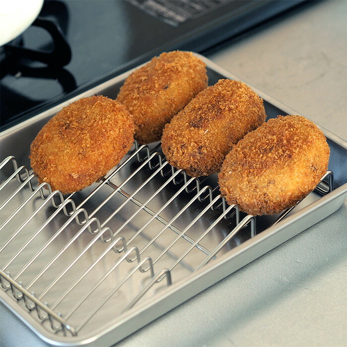 ヨシカワ　油切り名人　波型バットアミ　21取り