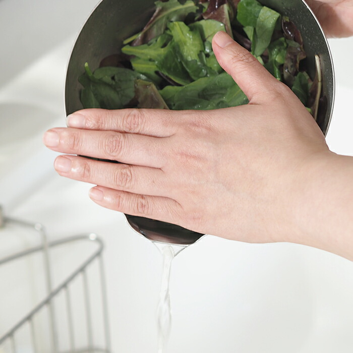 ヨシカワ　アイカタ　ステンレス片口ボウル　大　/　aikata