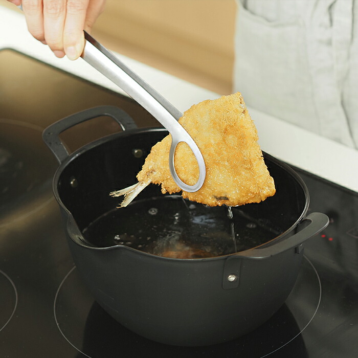 ヨシカワ　アイカタ　鉄製　揚げ鍋　/　aikata