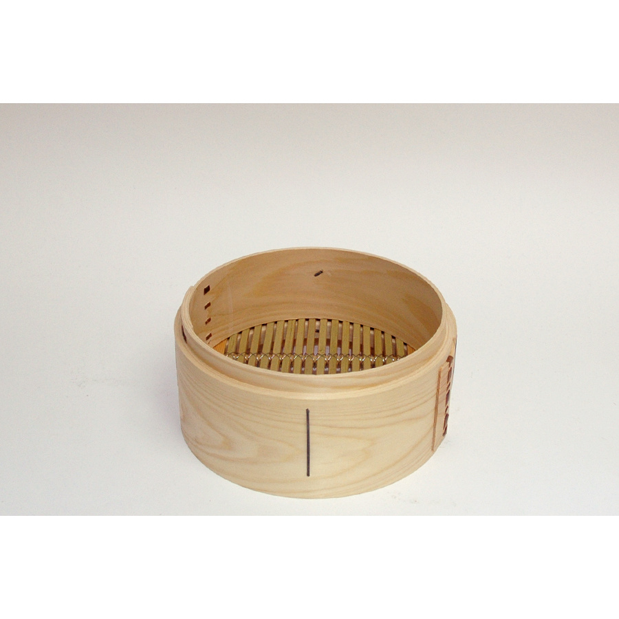 国産ひのき 中華せいろ 印籠蓋 18cm 身のみ (段追加用)
