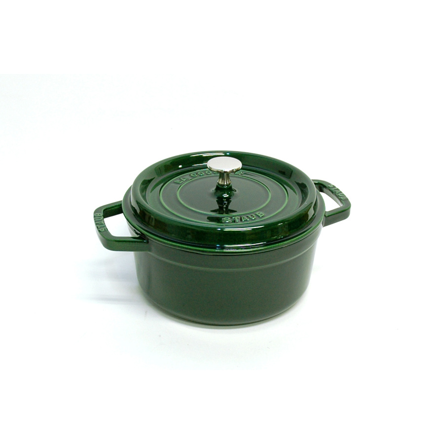 ストウブ ピコココット ラウンド 20cm バジルグリーン / staub