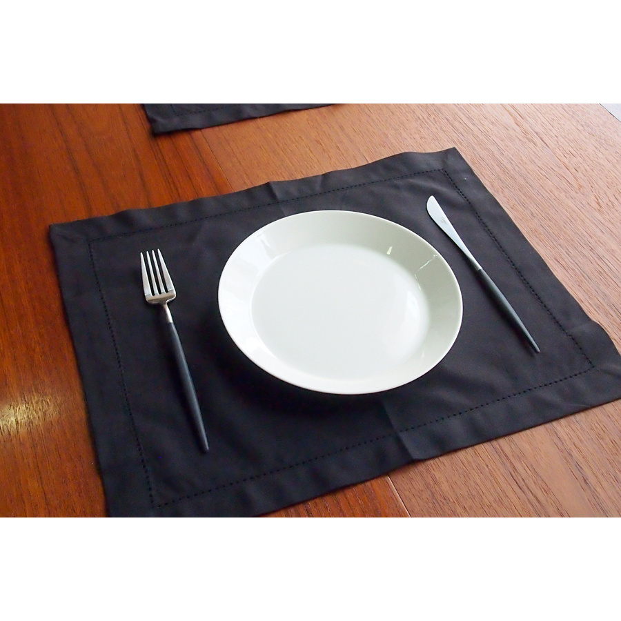 スキャンテックス ランチョンマット 34×45cm ブラック / Scantex