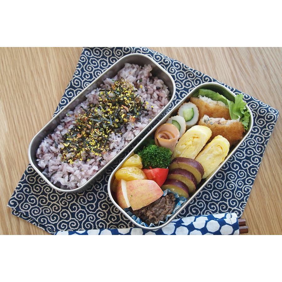 工房アイザワ 角長ランチボックス 2段 食器と料理道具の専門店 プロキッチン