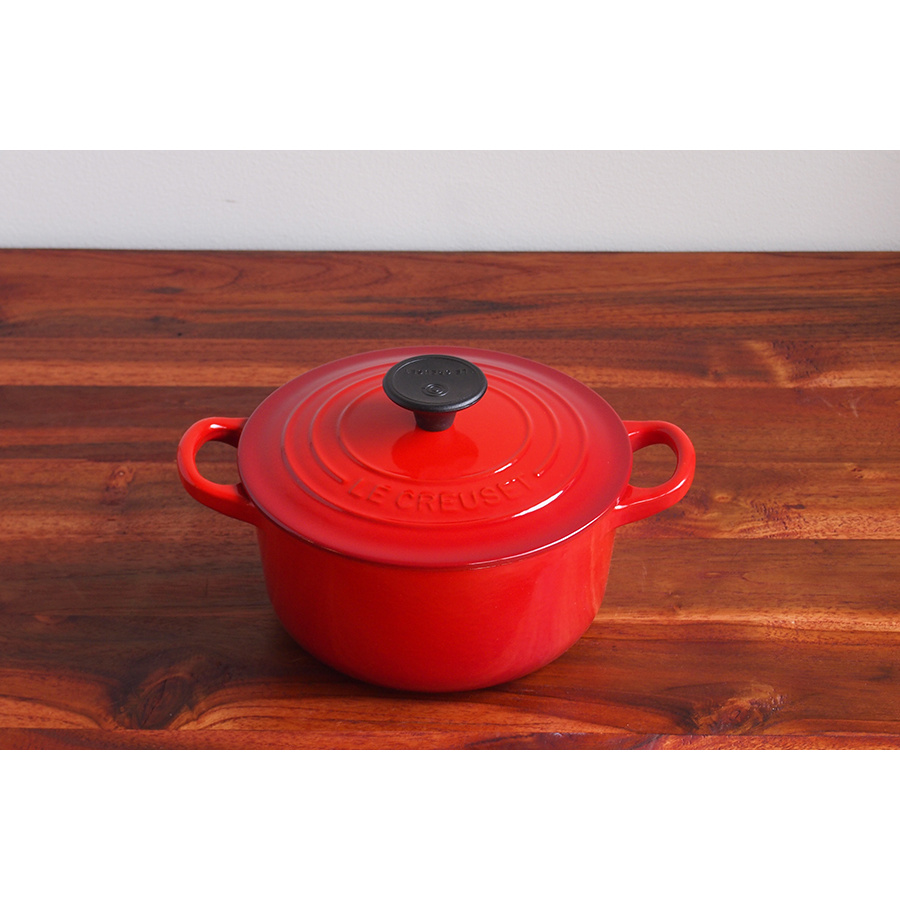 ル・クルーゼ トラディション ココットロンド 16cm チェリーレッド【国内正規品】 / Le Creuset