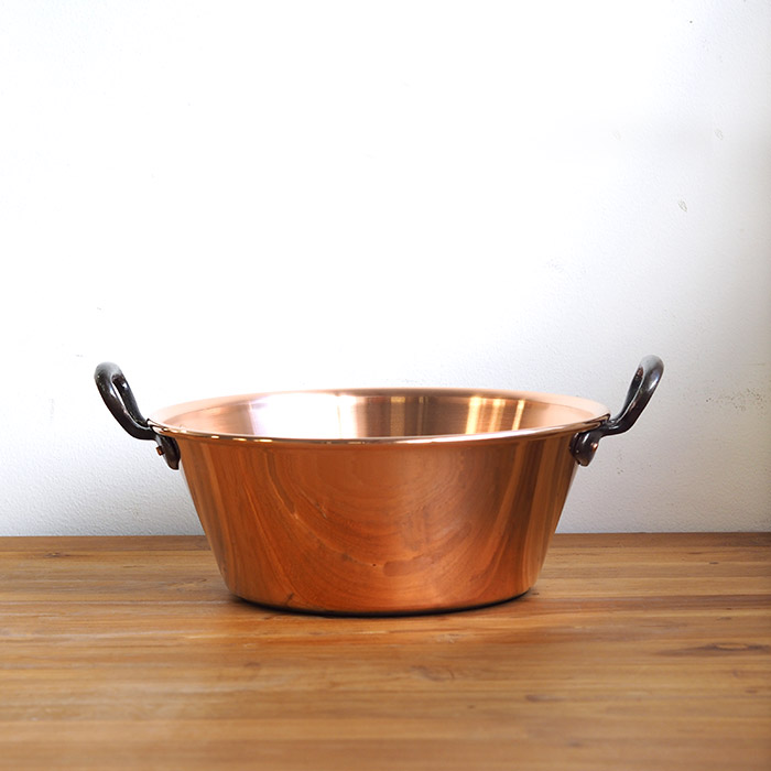 【IH対応】ボウマル　銅のジャム鍋　26cm（フランス製）　/　BAUMALU