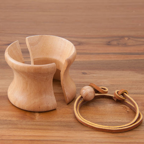 ケメックス 取り替え用木のカラー 6-13カップ用 革ひもつき / Chemex