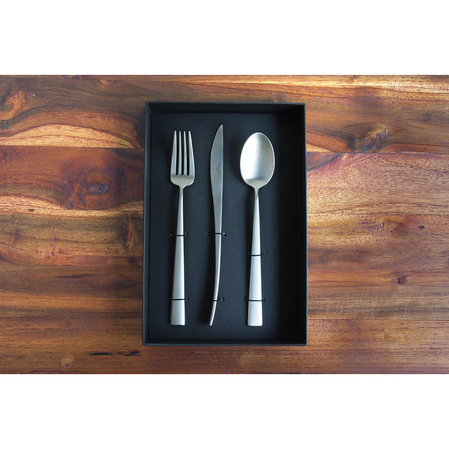 クチポール デュナ ディナーセット 3PCS / Cutipol DUNA-Brushed