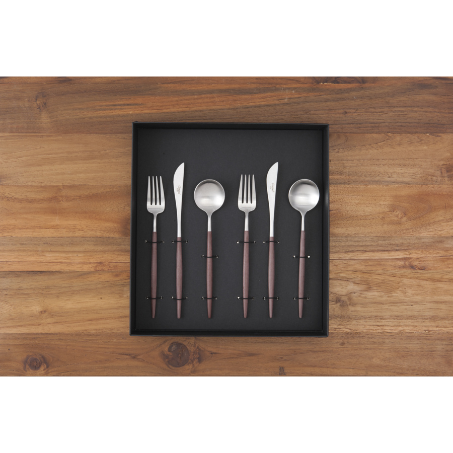 クチポール ゴア・ブラウン デザートセット 6PCS / Cutipol GOA-Brown