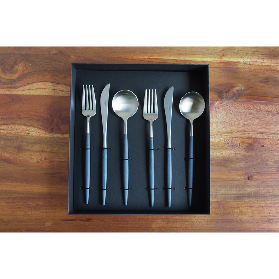 クチポール ゴア・ブルー ディナーセット 6PCS / Cutipol GOA-Blue