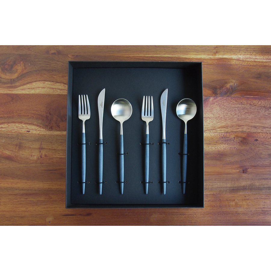 クチポール ゴア・ブルー デザートセット 6PCS / Cutipol GOA-Blue