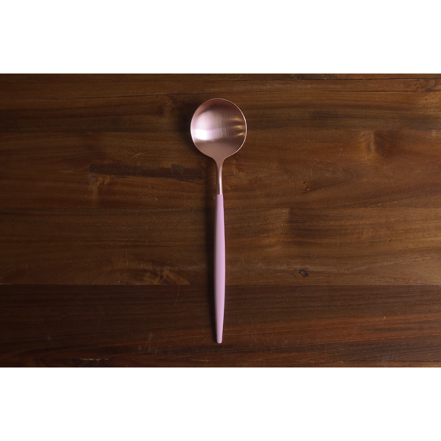 クチポール ゴア・ピンク マットローズゴールド テーブルスプーン / Cutipol GOA-PinkMattRoseGold