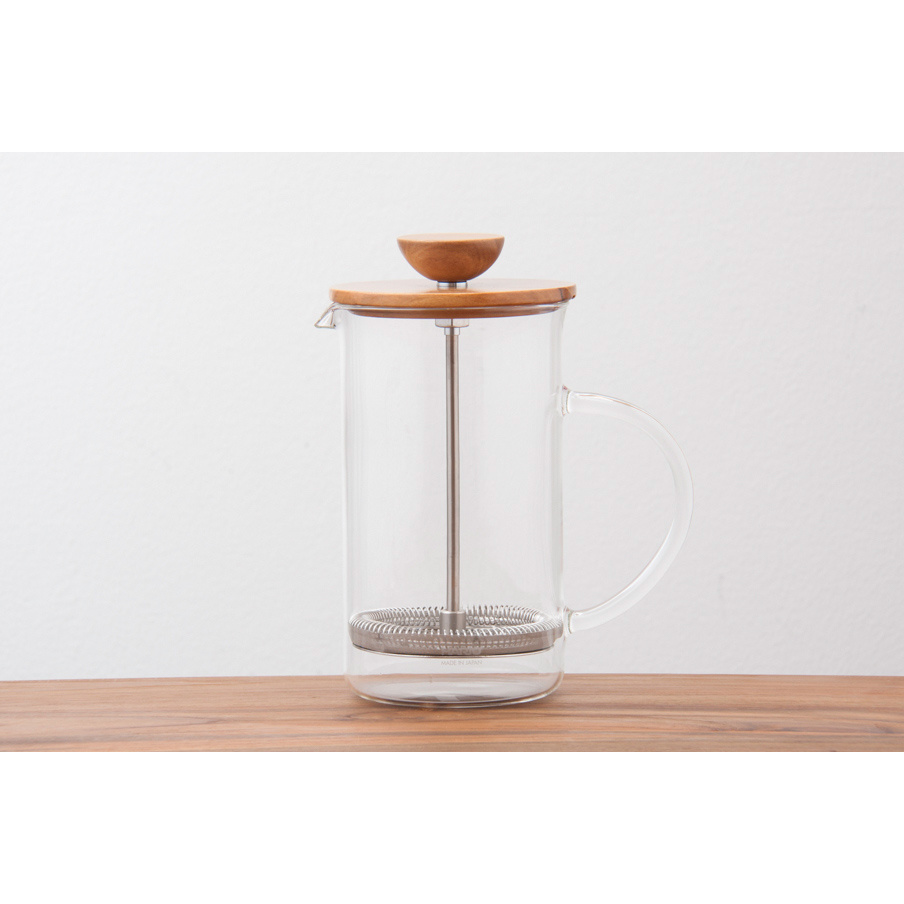 ハリオ ティープレス ウッド 600ml 4杯用 / HARIO