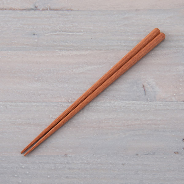 八角箸 桜オイル仕上 23cm