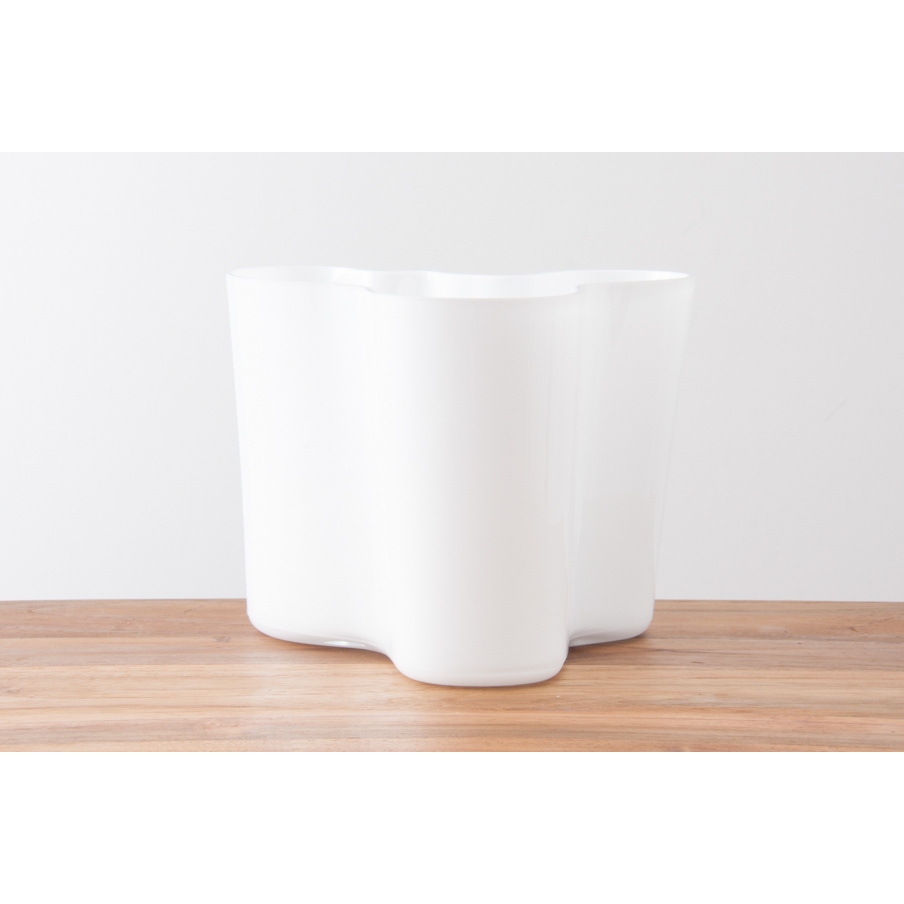 【取扱終了0111】イッタラ アルヴァ・アアルトコレクション ベース L 160mm ホワイト / iittala AlvarAaltoCollection ※