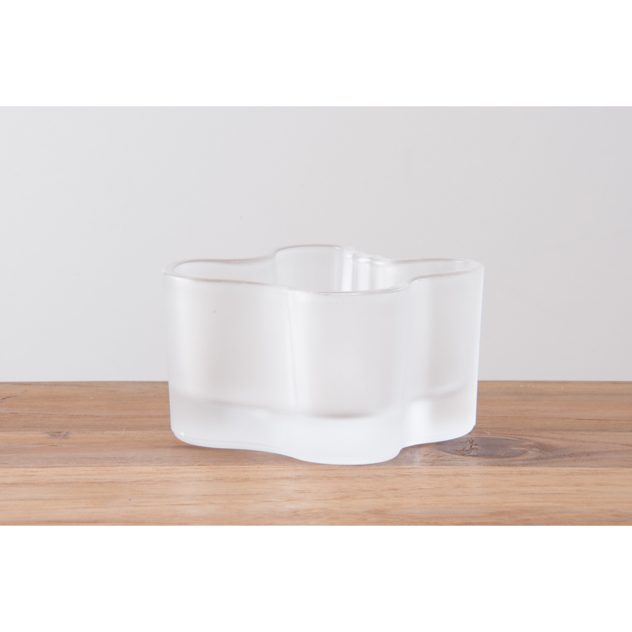 イッタラ アルヴァ・アアルトコレクション キャンドルホルダー マットフロスト / iittala AlvarAaltoCollection