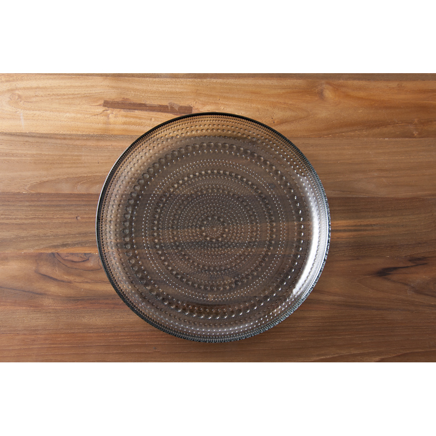 【取扱終了0104】イッタラ カステヘルミ プレート 24.8cm グレー / iittala Kastehelmi