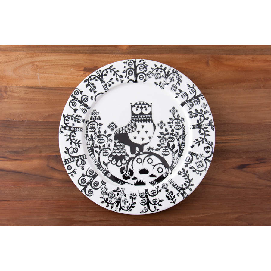イッタラ タイカ フラットプレート 30cm ブラック / iittala Taika【DC1】