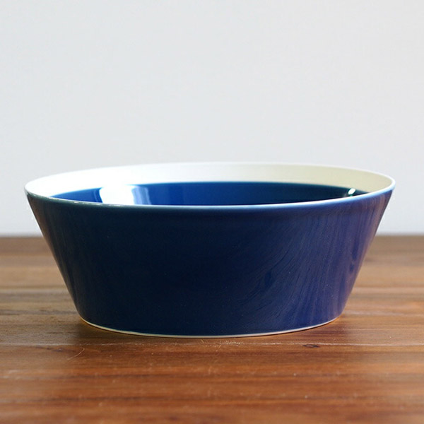 yumiko iihoshi porcelain × 木村硝子店 dishes bowl L ink blue / ディシィーズ インクブルー