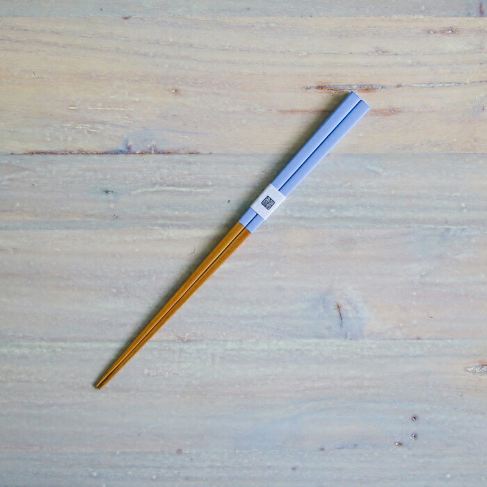 公長齋小菅 うるう箸 シルキーブルー 23cm