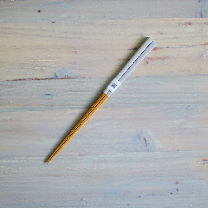 公長齋小菅　うるう箸　ライトグレー　23cm　