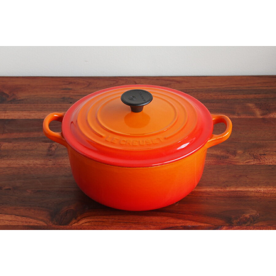 ル・クルーゼ トラディション ココットロンド 20cm オレンジ【国内正規品】 / Le Creuset