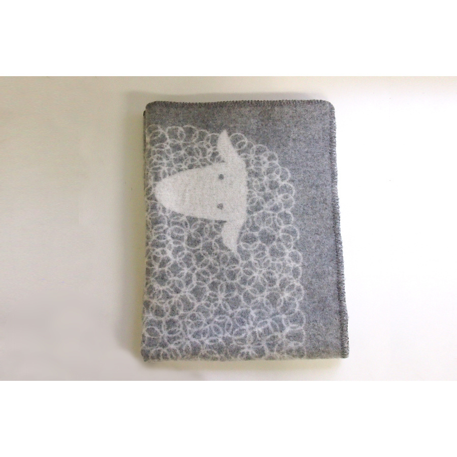 ラプアンカンクリ ブランケット 65×90cm KILI グレー / LAPUANKANKURIT