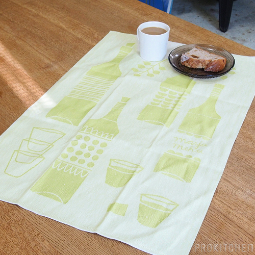 ラプアンカンクリ キッチンタオル 46×70cm MEHUKESTIT グリーン / LAPUANKANKURIT